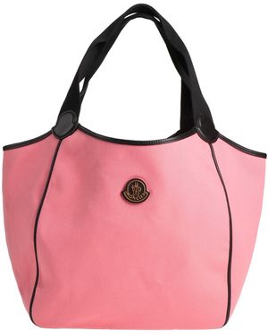 Moncler Logo-patch Tote Bag - Pink