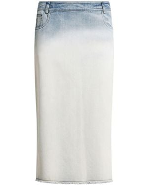 Aviu Denim Skirt Cotton - White
