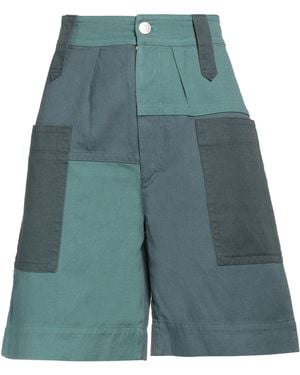 Isabel Marant Kalerna Cotton And Linen Shorts - Multicolour