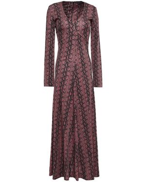 ALEXACHUNG Maxi-Kleid - Mehrfarbig