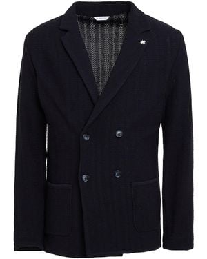 Manuel Ritz Blazer Cotton, Acrylic - Blue