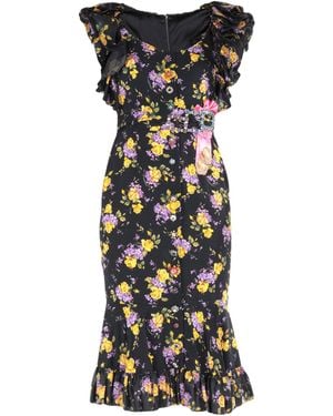 Dolce & Gabbana Midi Dress - Black