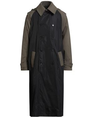 Isabel Benenato Overcoat & Trench Coat - Black