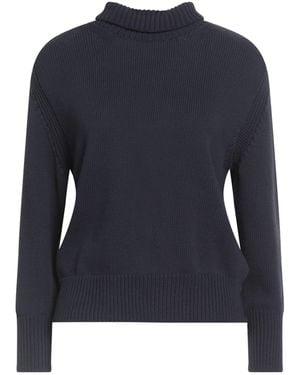 Alpha Studio Midnight Turtleneck Cotton, Polyamide - Blue