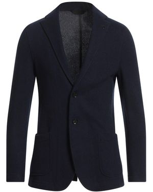Paoloni Blazer Wool, Polyamide - Blue