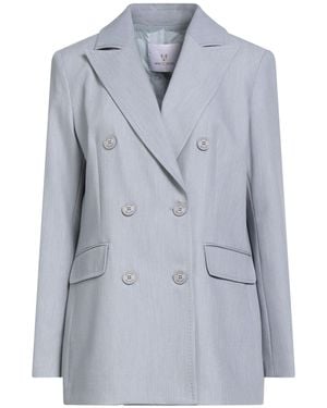 White Wise Blazer Polyester, Viscose, Elastic Fibers - Blue