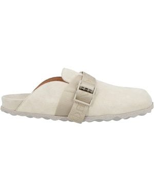 Off-White c/o Virgil Abloh Mules & Clogs Leather, Textile Fibers - White