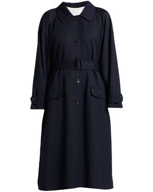 Ballantyne Coat Polyester, Virgin Wool - Blue