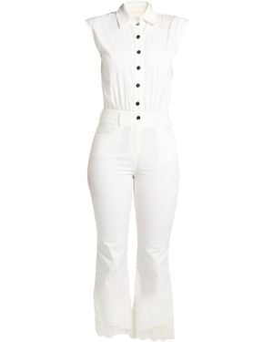 Liu Jo Jumpsuit Cotton, Elastane - White
