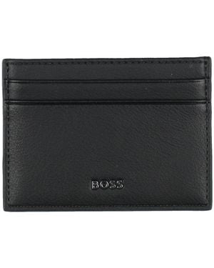 HUGO Cardholder Recycled Polyester, Polyurethane - Black