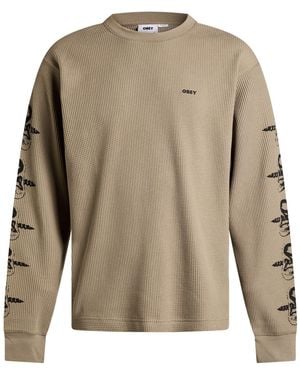 Obey Sweatshirt Cotton, Polyester - Multicolor