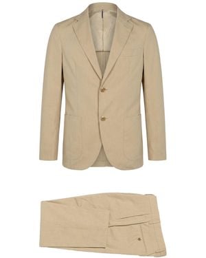 Montedoro By Slowear Suit Cotton - Natural