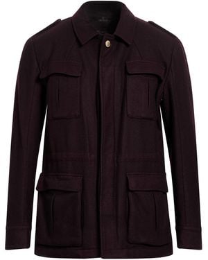 Santaniello Dark Jacket Wool, Polyamide - Blue