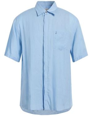 dunhill Sky Shirt Linen - Blue