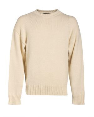 DSquared² Ivory Sweater Alpaca Wool - Natural