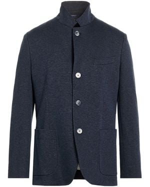 Fedeli Blazer Cotton, Nylon, Elastane - Blue