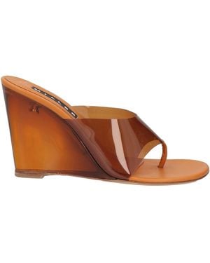 Simon Miller Camel Thong Sandal Pvc - Brown