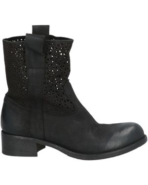Jfk Ankle Boots Leather - Black