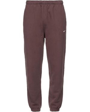 Nike Pants Cotton, Polyester - Purple