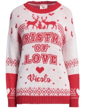 ViCOLO Jumper Wool, Acrylic - Red