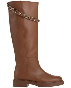 Alohas Tan Boot Leather - Brown