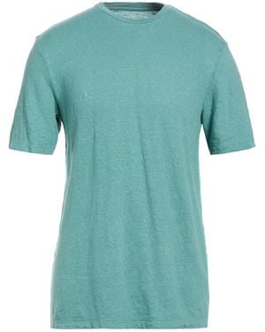 Majestic Filatures T-Shirt Linen, Elastane - Blue