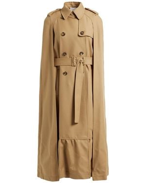 RED Valentino Camel Cape Virgin Wool - Natural