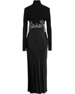Ermanno Scervino Vestido largo - Negro