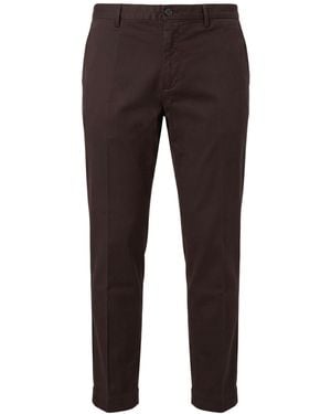 Incotex Pants Cotton, Lyocell, Elastane - Brown