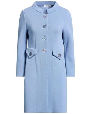 Charlott Overcoat & Trench Coat Cotton - Blue