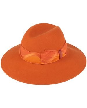 Borsalino Hat Wool, Cashmere - Orange