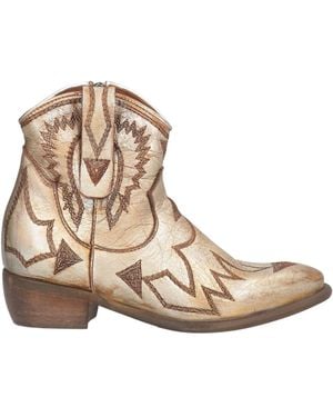 Zoe Ankle Boots Leather - Natural