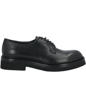 Santoni Lace-Up Shoes Leather - Black