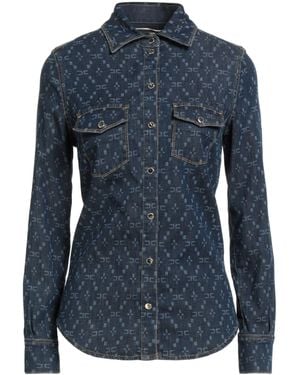 Elisabetta Franchi Camisa vaquera - Azul