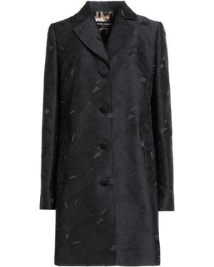 Dolce & Gabbana Overcoat & Trench Coat Polyester, Polyamide - Black