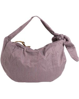 Alysi Handbag Linen, Polyamide - Purple