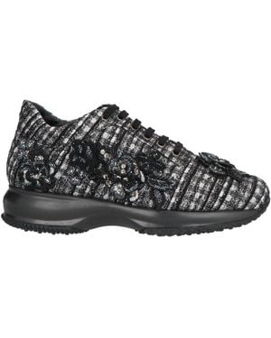 Hogan Atelier Trainers Textile Fibres - Black