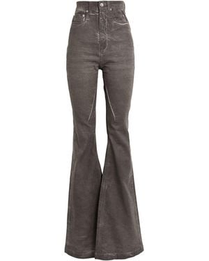Rick Owens Jeans Cotton, Polyester, Rubber - Gray