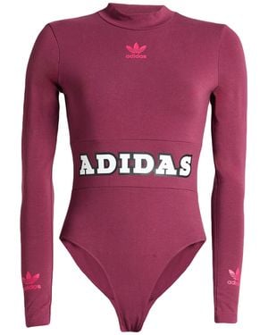 adidas Originals Plum Bodysuit Cotton, Elastane - Red
