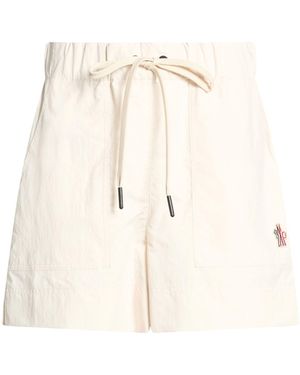 Moncler Cream Shorts & Bermuda Shorts Polyester - Natural