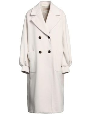 Kaos Ivory Coat Polyester, Viscose, Elastane - White