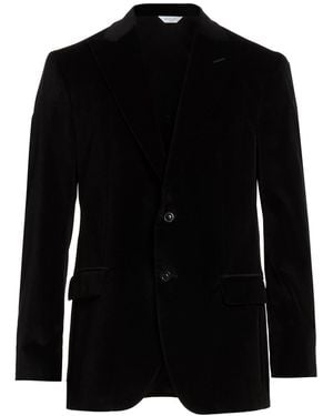 Boglioli Blazer Cotton, Elastane - Black