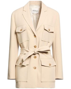Ottod'Ame Blazer Polyester, Viscose, Elastane - Natural
