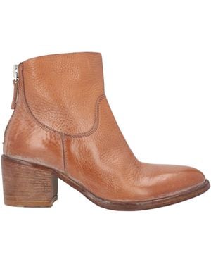 Moma Tan Ankle Boots Leather - Brown