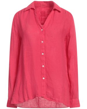 120% Lino Camicia - Rosa