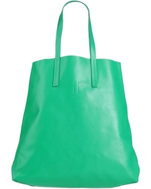 forte_forte Shoulder Bag Leather - Green