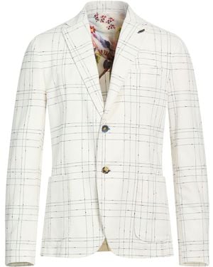 Bob Ivory Blazer Cotton, Polyester, Polyamide - White
