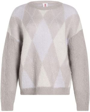 Kontatto Light Sweater Acrylic, Mohair Wool, Polyamide - Gray