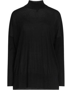 Agnona Rollkragenpullover - Schwarz