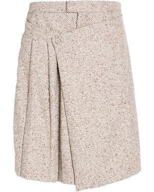 Dior Taupe Shorts & Bermuda Shorts Virgin Wool, Polyamide, Silk, Cotton, Polyester - Natural